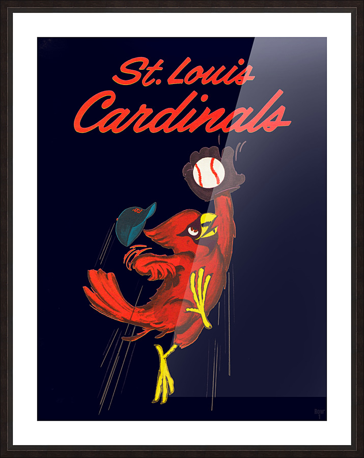 1963 St. Louis Cardinals Artwork: Poster