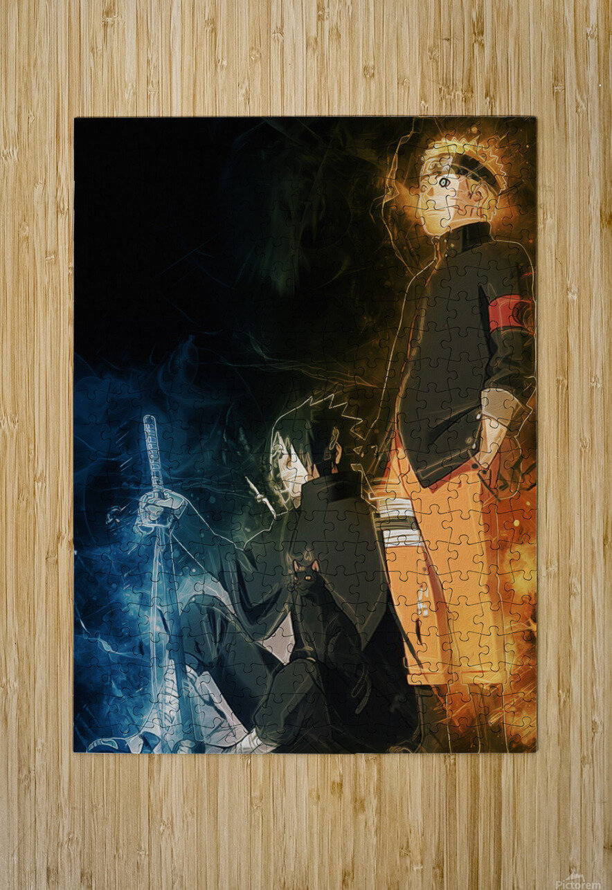 Naruto and Sasuke - Coolbits Artworks