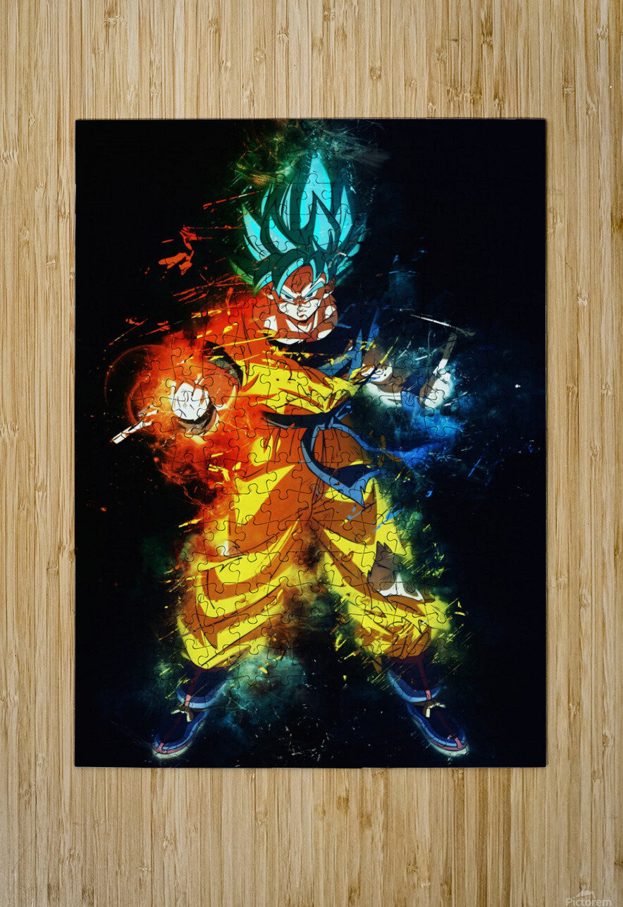 Fanbois Collectors Goku Super Saiyan Blue Kaioken Acrylic Standee