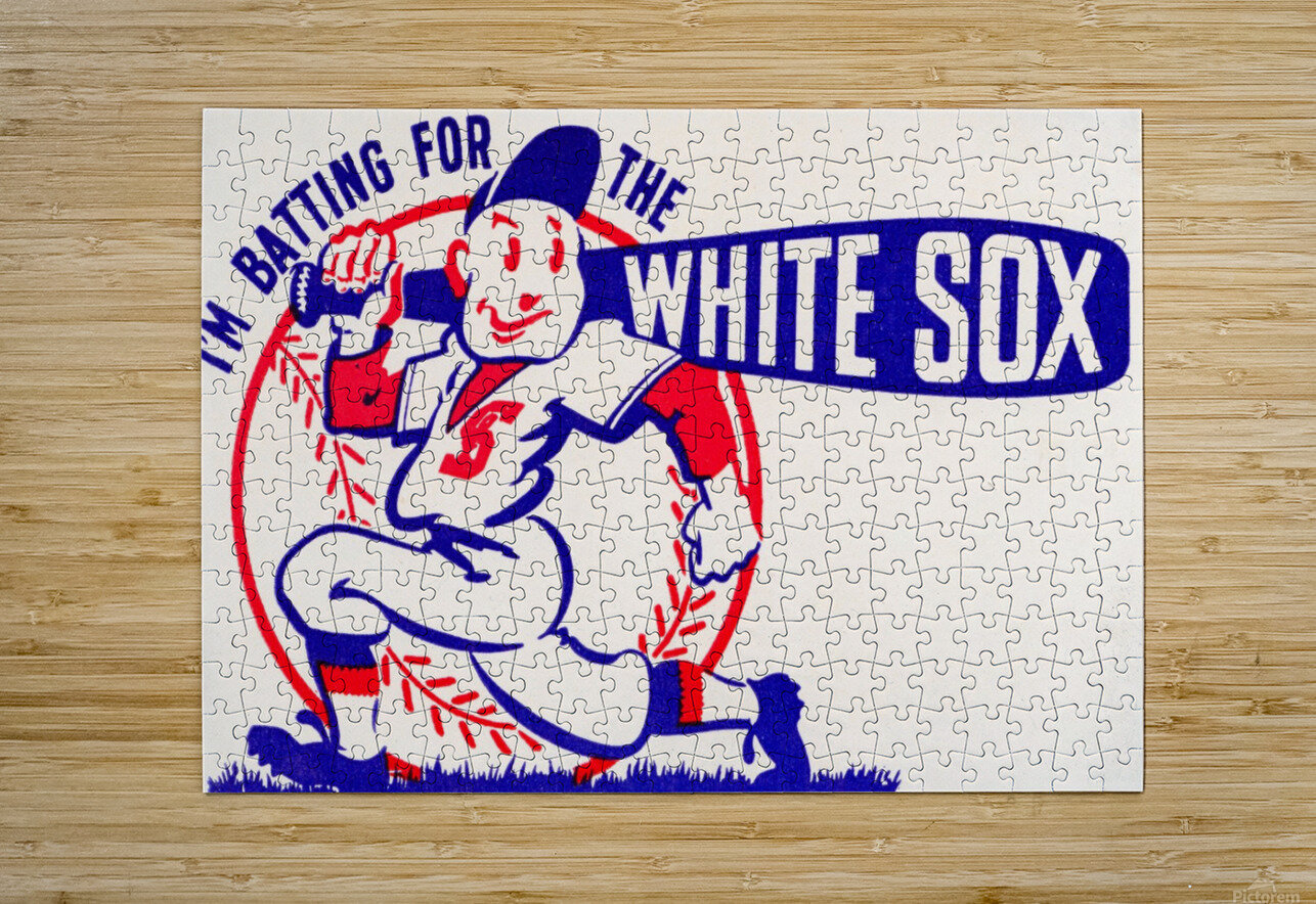 Vintage Chicago White Sox Art T-Shirt by Row One Brand - Pixels