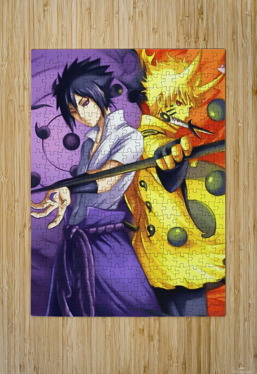 Sticker mural cadre Naruto