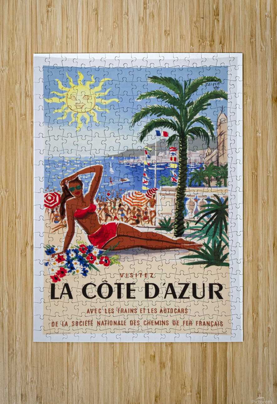 Affiche vintage La French Riviera - acheter Affiche vintage La