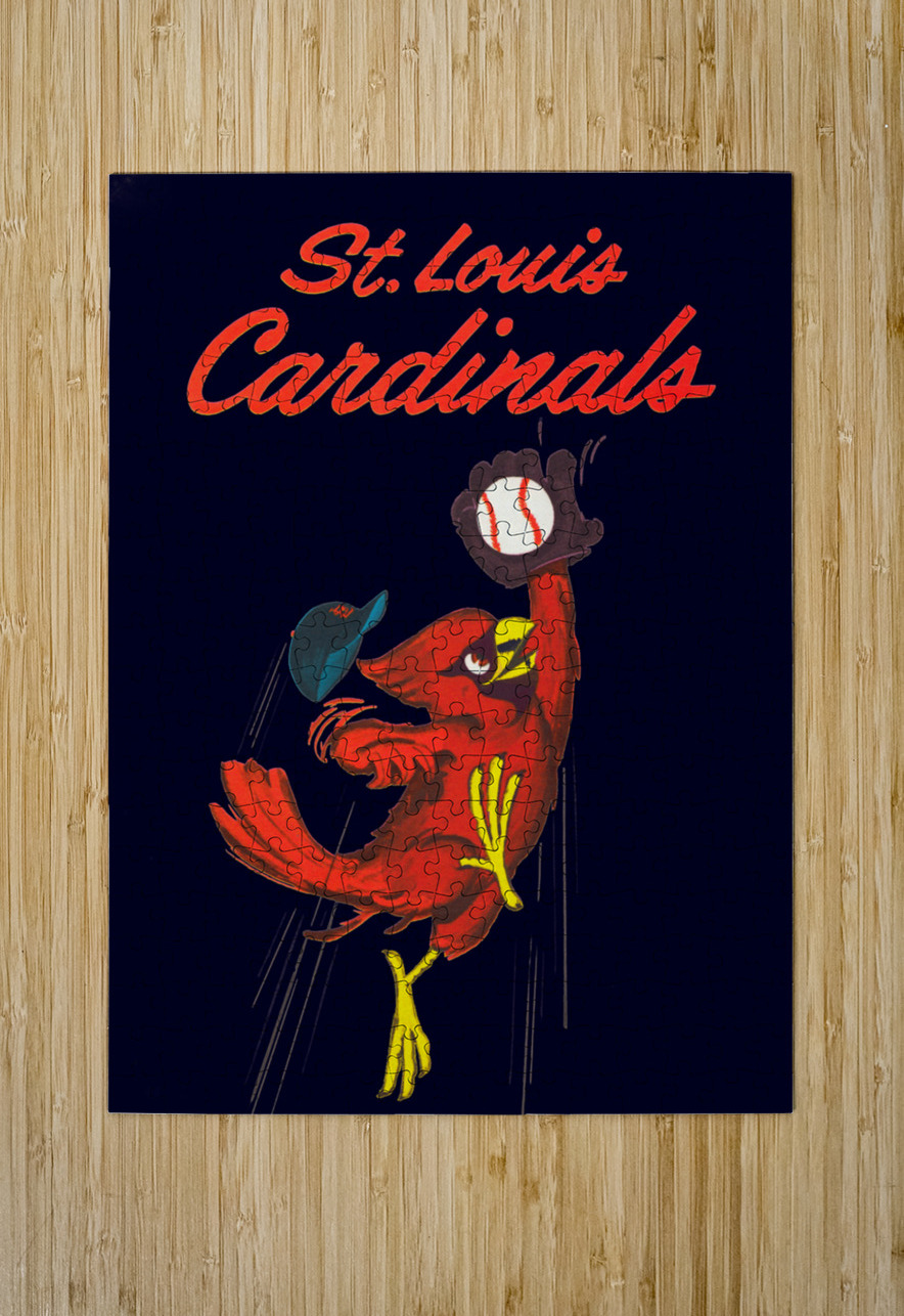Vintage St. Louis Cardinals Art 1963 - Row One Brand