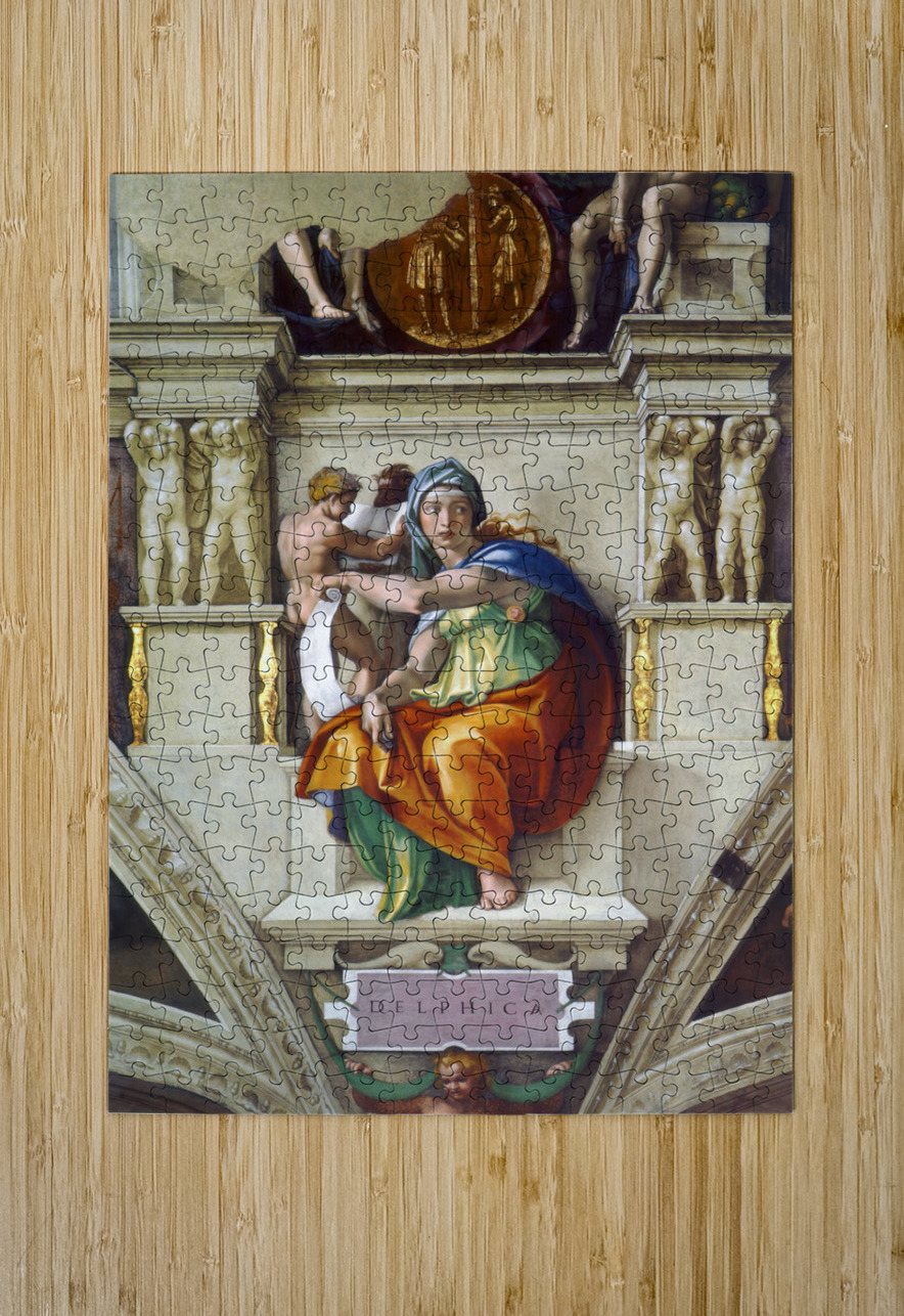 4374 Michelangelo Buonarroti Delphic Sibyl circa by artvi