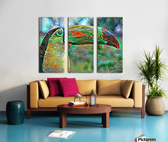 Canvas Stretched Tucan 16 x 20