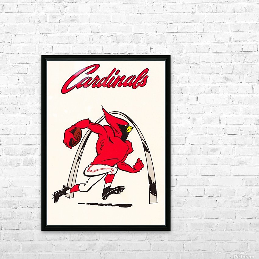 1985 St. Louis Cardinals Retro Football Art by Row One Brand