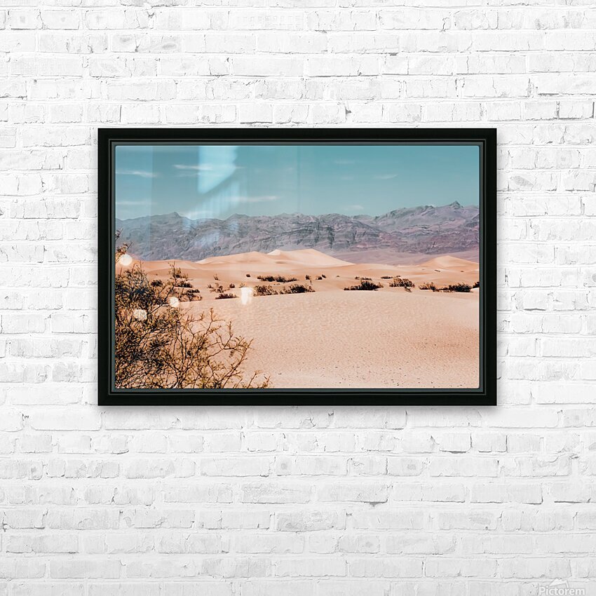 Sandy desert with mountain background at Death Valley national park  California USA - TimmyLA