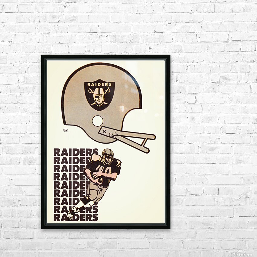 1976 Oakland Raiders Art - Row One Brand