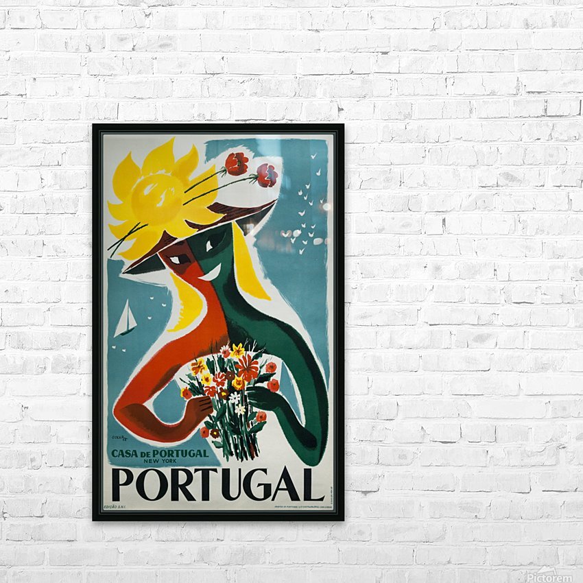 Vintage Mid Century Color Brochure Casa de Portugal Land to Visit
