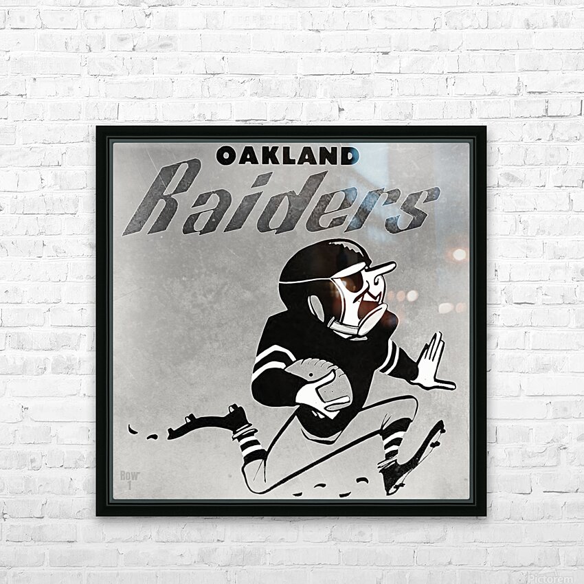 Raiders Poster, 24 inch x 36 inch, White