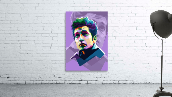 Bob Dylan pop art WPAP by Alkahfsmart