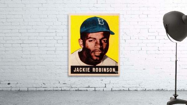 1948 Jackie Robinson Baseball Card Poster - Row One Brand