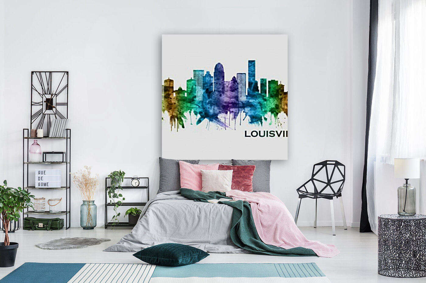 Louisville Kentucky Skyline, an art acrylic by Towseef Dar - INPRNT