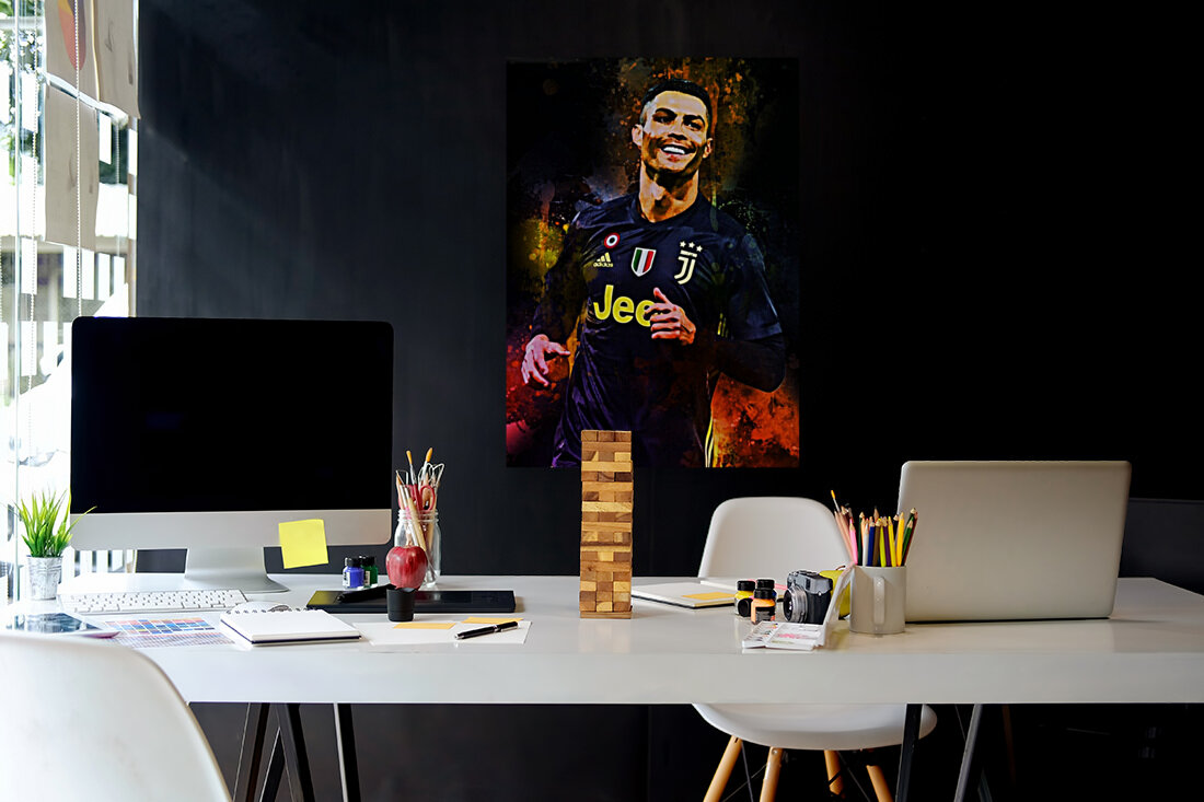AI Art Generator: Ronaldo bench dior