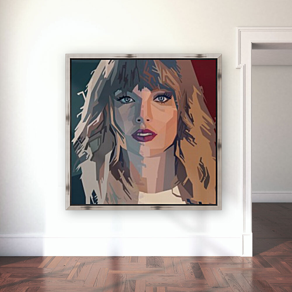 Taylor Swift Canvas Wall Art, Abstract Taylor Swift, Music Decor, American  Singer-songwriter Print, Taylor Swift Decor, Taylor Swift Print 