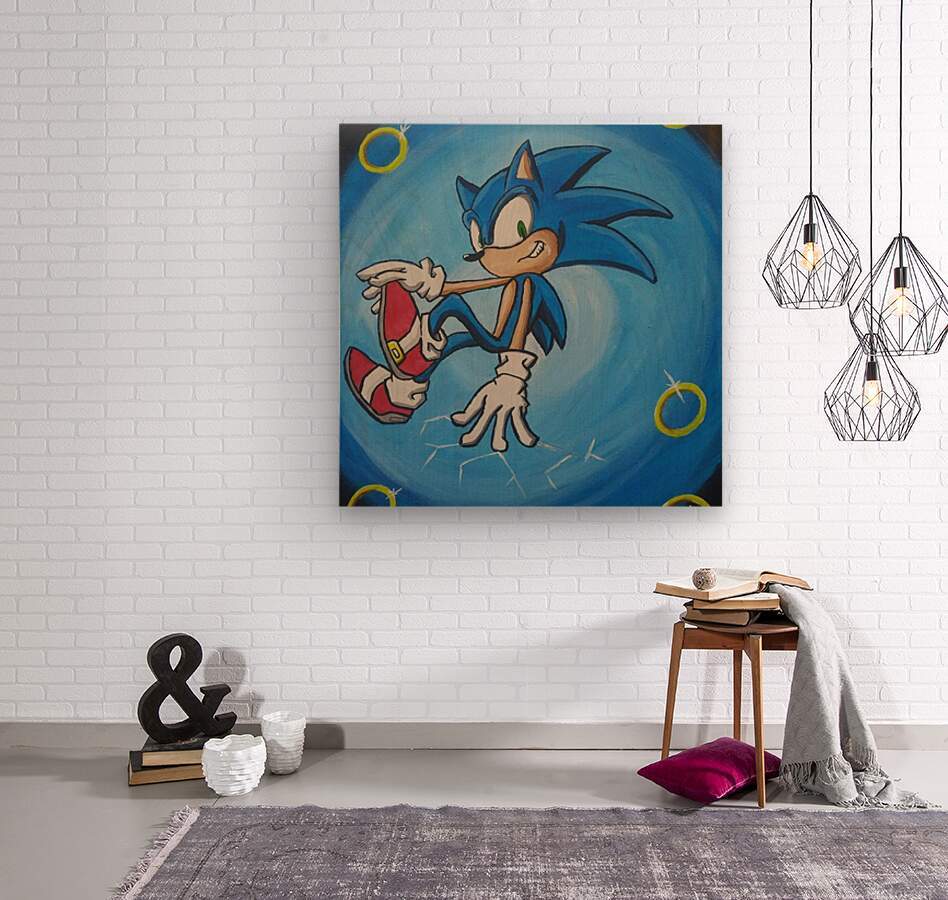 Sonic the Hedgehog, an art canvas by Retro Game Art - INPRNT