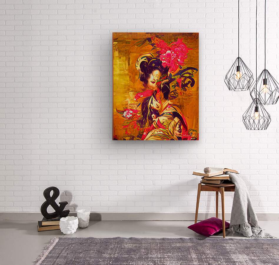 Geisha Girl by Magikheart Wall Art