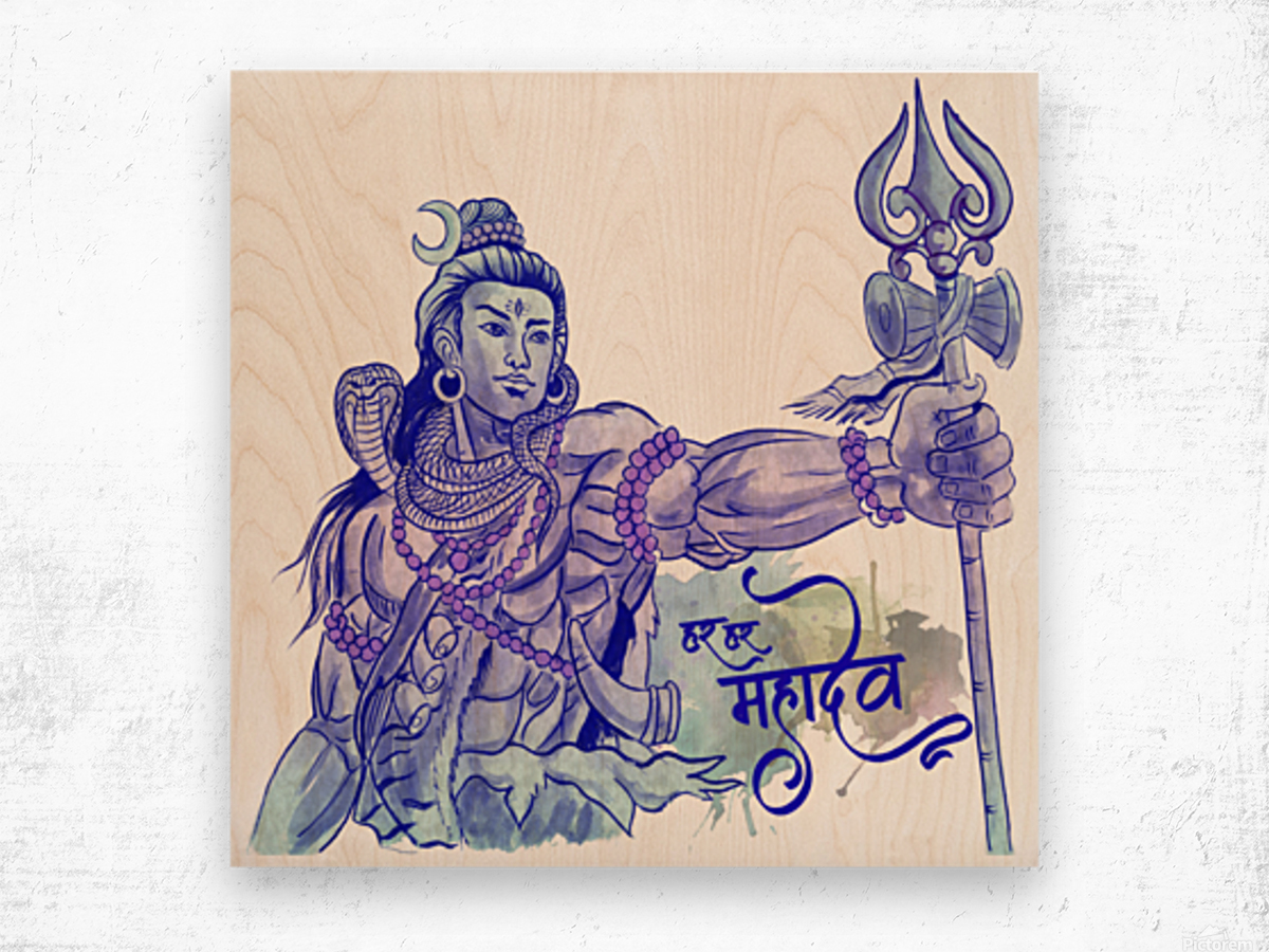 Shiva the mahadev - Shiva - Posters and Art Prints | TeePublic