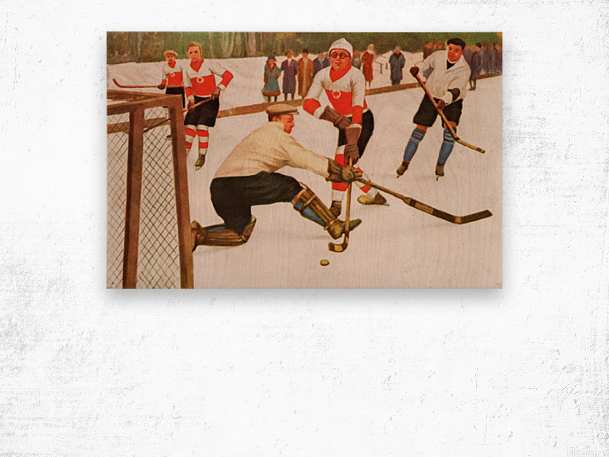 Vintage Hockey Art 1932 - Row One Brand