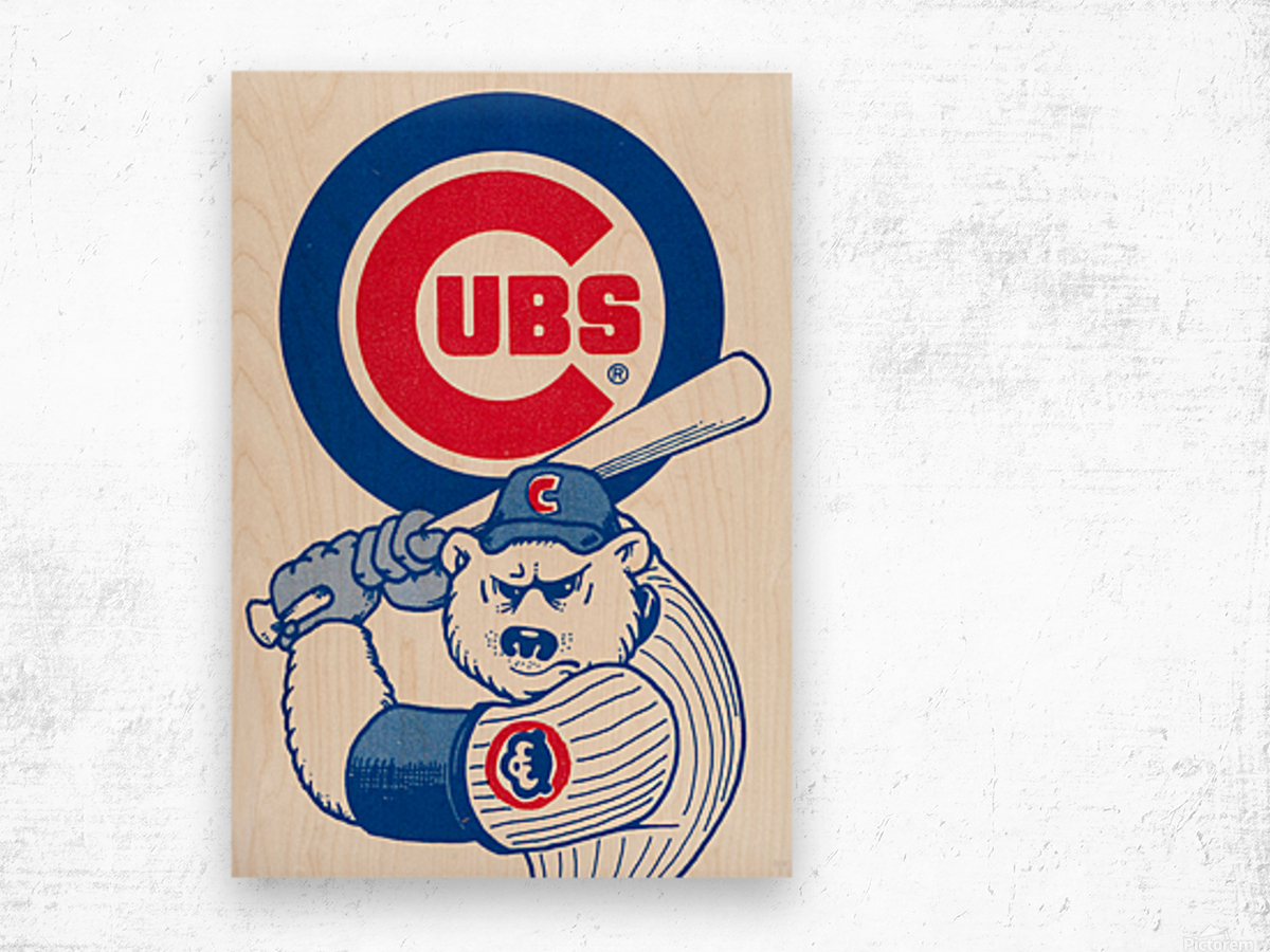 1979 Chicago Cubs Remix Art T-Shirt by Row One Brand - Pixels